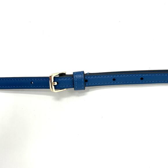 Kate Spade Sadie Crossbody Purse Sapphire Ice Blue Leather KE594 - Picture 6 of 7